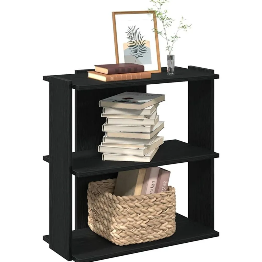 vidaXL Bibliothèque à 3 niveaux 60x30x60 cm bois d'ingénierie