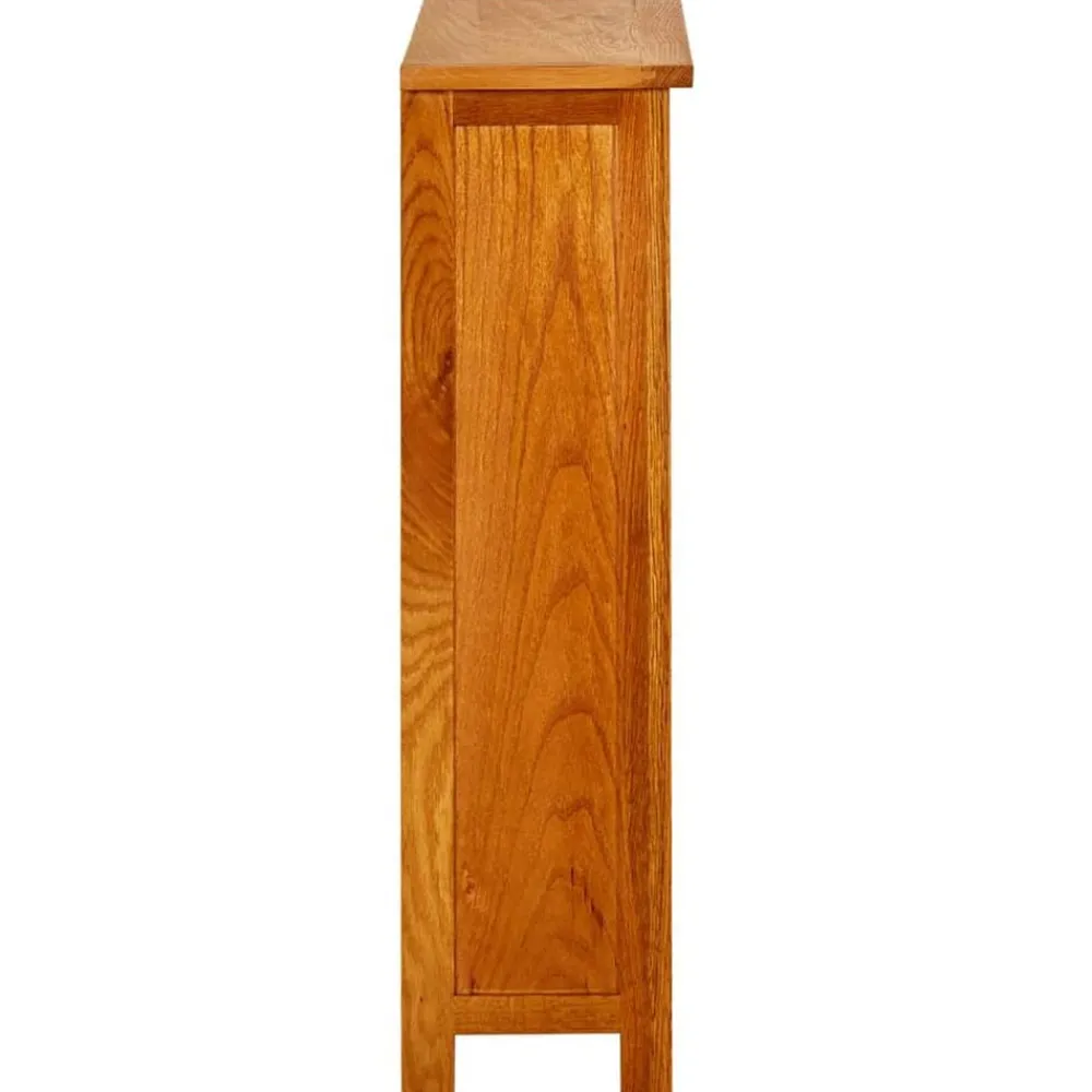 vidaXL Bibliothèque à 3 étagères 70 x 22,5 x 82cm Bois de chêne massif