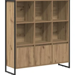Étagères-vidaXL Bibliothèque 2 pcs Chêne artisan 99,5 x 30 x 108 cm ch&ecirc;ne artisanal