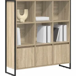 vidaXL Bibliothèque 2 pcs Sonoma 99,5 x 30 x 108 cm Bois d'ingénierie