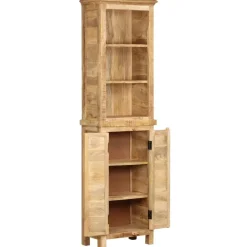 Étagères-vidaXL Bibliothèque 50 x 30 x 180 cm Bois massif de manguier Marron