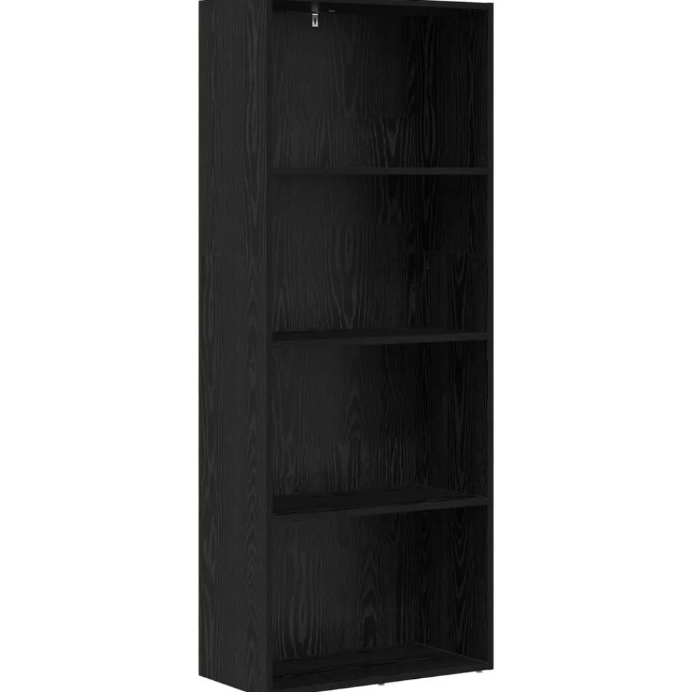 vidaXL Bibliothèque autoportante Chêne noir 60 x 30 x 151,5 cm