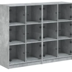 vidaXL Bibliothèque avec portes 136x37x109 cm