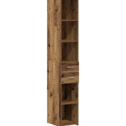 Armoires & Meubles De Rangement-vidaXL Bibliothèque avec tiroir 30 x 42.4 x 185.2 cm Bois ancien