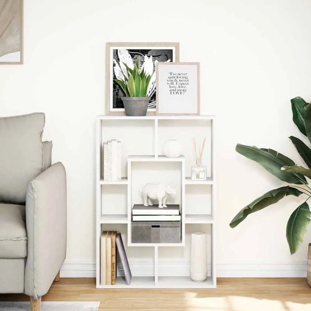 vidaXL Bibliothèque 63x20x90 cm Bois d'ingénierie