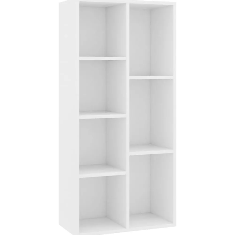 Étagères-vidaXL Bibliothèque 50x25x106 cm Bois d'ingénierie Blanc