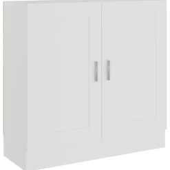Étagères-vidaXL Bibliothèque 82,5x30,5x80 cm Bois d'ingénierie Blanc