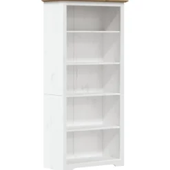 vidaXL Bibliothèque BODO 82x40x173 cm bois pin massif 5 niveaux