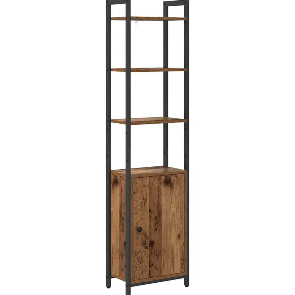 Étagères-vidaXL Bibliothèque 40 x 24 x 161 cm Bois d'ingénierie Bois ancien