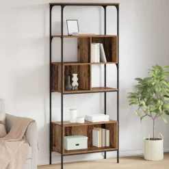 Étagères-vidaXL Bibliothèque 76 x 33 x 188,5 cm Bois d'ingénierie Bois ancien