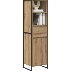 vidaXL Bibliothèque Chêne artisan 43 x 36 x 150.5 cm Bois d'ingénierie