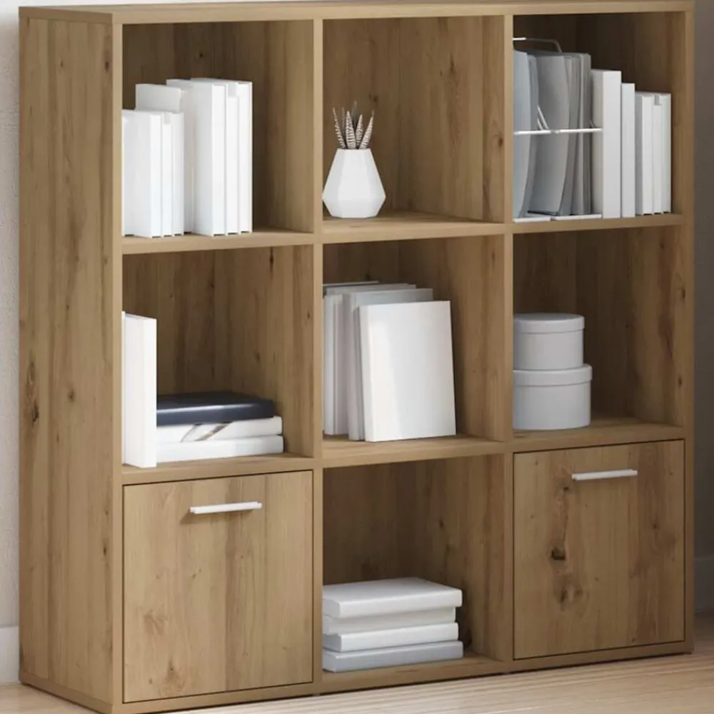 vidaXL Bibliothèque chêne artisanal 98x29x97,5 cm bois d'ingénierie
