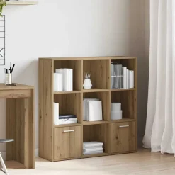 vidaXL Bibliothèque chêne artisanal 98x29x97,5 cm bois d'ingénierie