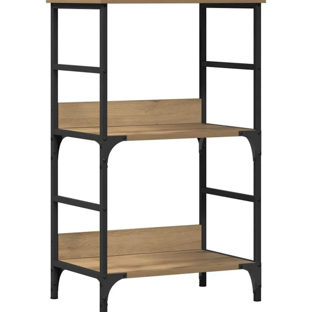 Étagères-vidaXL Bibliothèque chêne artisanal 50x33x82 cm bois d'ingénierie chêne artisanal