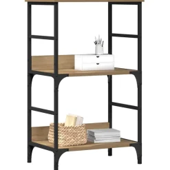 Étagères-vidaXL Bibliothèque chêne artisanal 50x33x82 cm bois d'ingénierie chêne artisanal