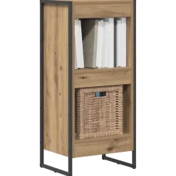 vidaXL Bibliothèque Chêne artisan 80 x 30 x 155 cm Bois d'ingénierie