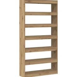 vidaXL Bibliothèque Chêne Artisanal 100 x 30 x 198 cm