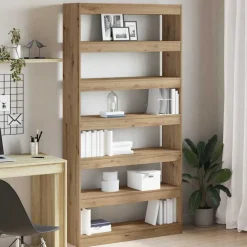 vidaXL Bibliothèque Chêne Artisanal 100 x 30 x 198 cm