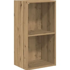 vidaXL Bibliothèque chêne artisanal 40x30x77 cm bois d'ingénierie