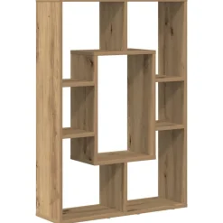 Étagères-vidaXL Bibliothèque chêne artisanal 63x20x90 cm bois d'ingénierie ch&ecirc;ne artisanal