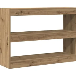 Étagères-vidaXL Bibliothèque chêne artisanal 100 x 30 x 72 cm Bois d'ingénierie ch&ecirc;ne artisanal