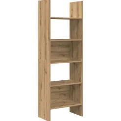 vidaXL Bibliothèque Chêne artisanal 60 x 35 x 180 cm Bois d'ingénierie