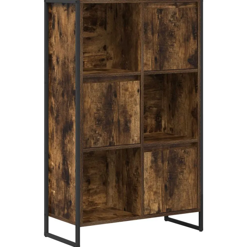 Étagères-vidaXL Bibliothèque Chêne Fumé 68 x 30 x 108.5 cm Bois d'ingénierie Chêne fumé