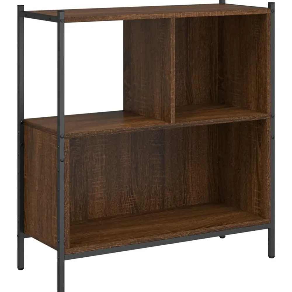 Étagères-vidaXL Bibliothèque chêne marron 72x28x77,5 cm bois d'ingénierie Chêne marron