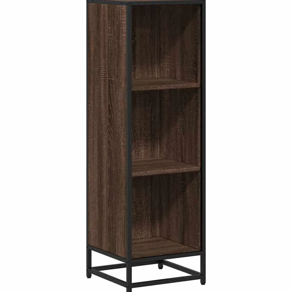 vidaXL Bibliothèque chêne marron 33,5x33x107,5 cm bois d'ingénierie