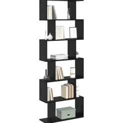 Étagères-vidaXL Bibliothèque Chêne noir 70 x 24 x 193,5 cm Bois d'ingénierie Chêne noir