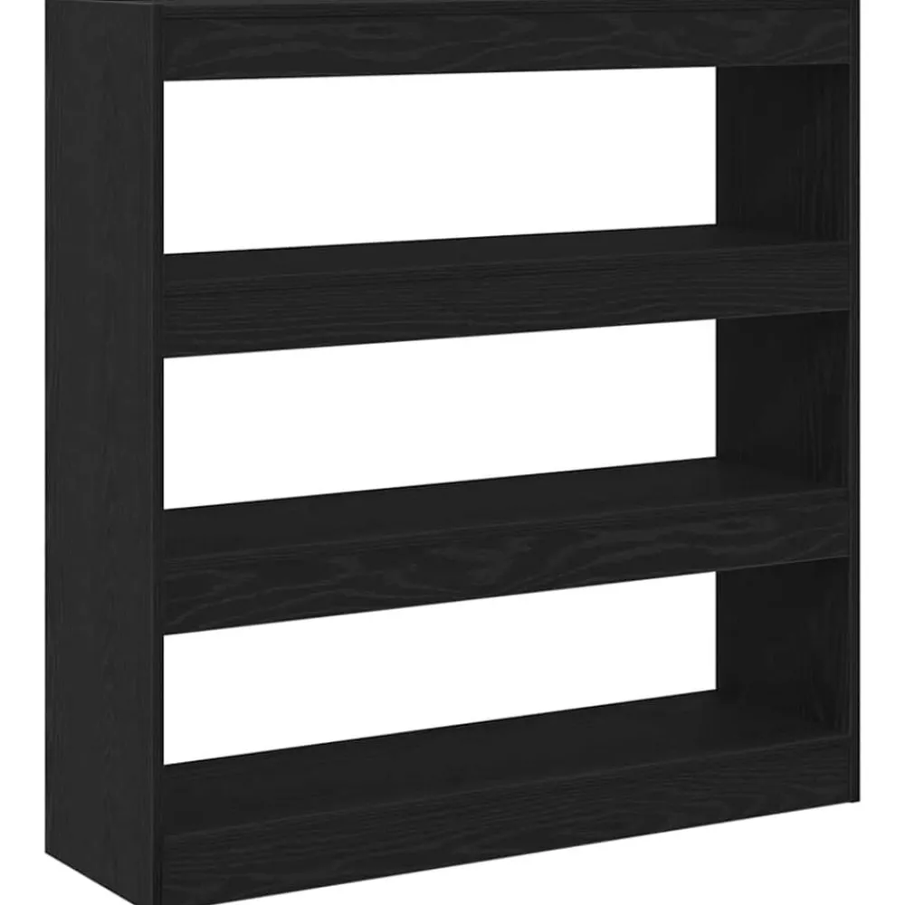 vidaXL Bibliothèque Chêne noir 100 x 30 x 103 cm Bois d'ingénierie