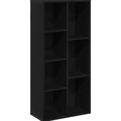 Étagères-vidaXL Bibliothèque Chêne noir 50 x 25 x 102 cm Chêne noir