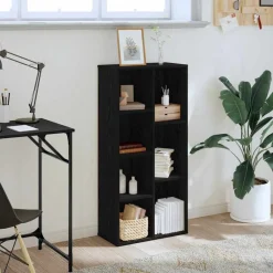 Étagères-vidaXL Bibliothèque Chêne noir 50 x 25 x 102 cm Ch&ecirc;ne noir