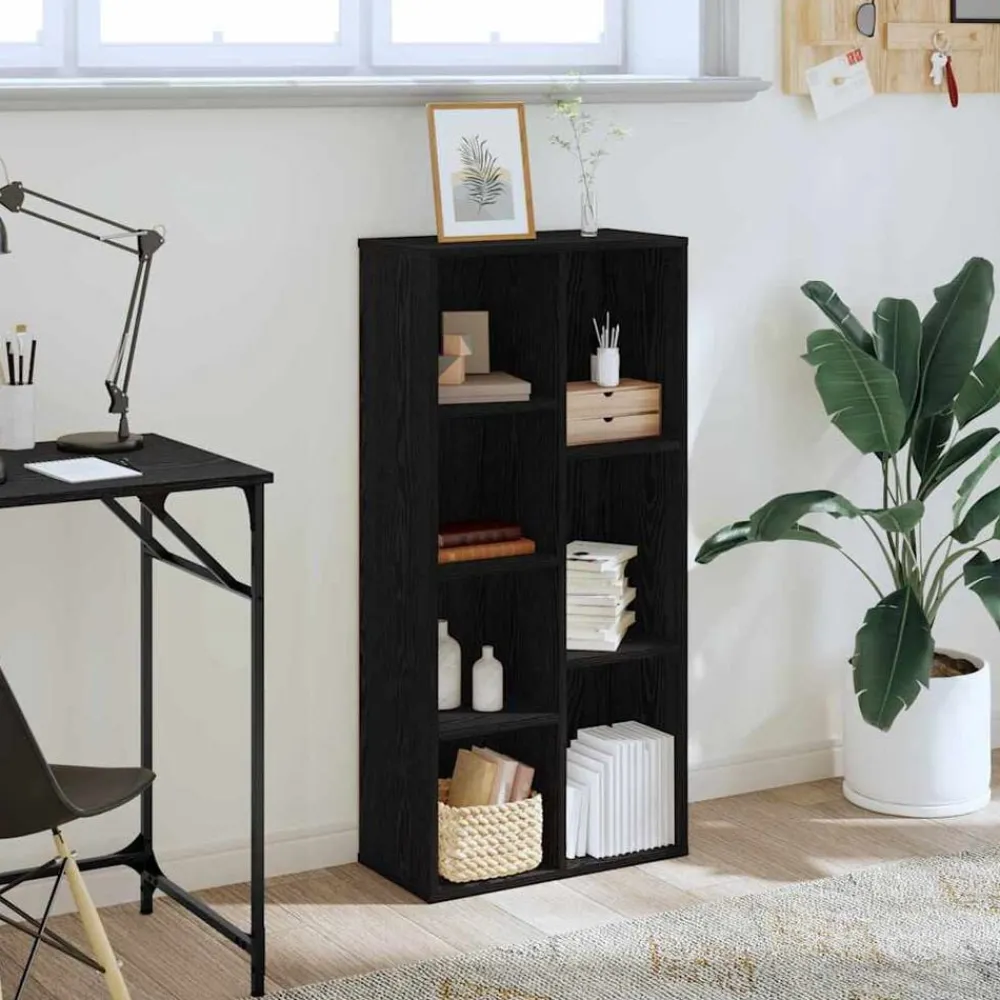 Étagères-vidaXL Bibliothèque Chêne noir 50 x 25 x 102 cm Chêne noir
