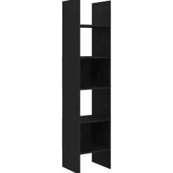 Étagères-vidaXL Bibliothèque Chêne noir 40 x 35 x 180 cm Bois d'ingénierie Chêne noir
