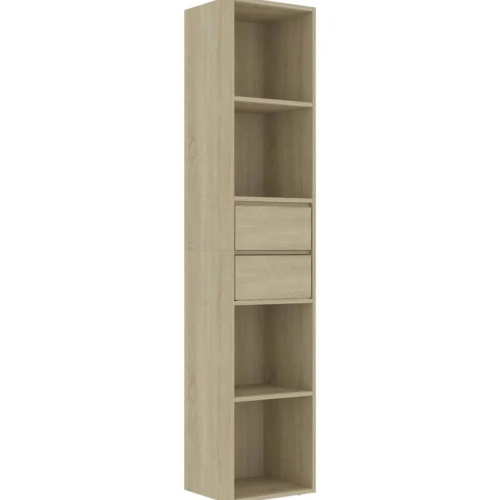 vidaXL Bibliothèque Chêne sonoma 36x30x171 cm Bois d'ingénierie