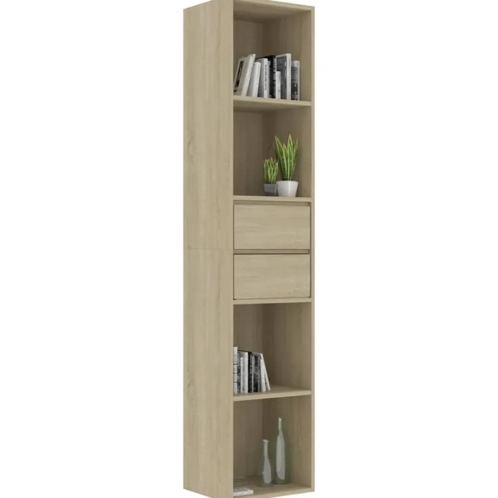 vidaXL Bibliothèque Chêne sonoma 36x30x171 cm Bois d'ingénierie