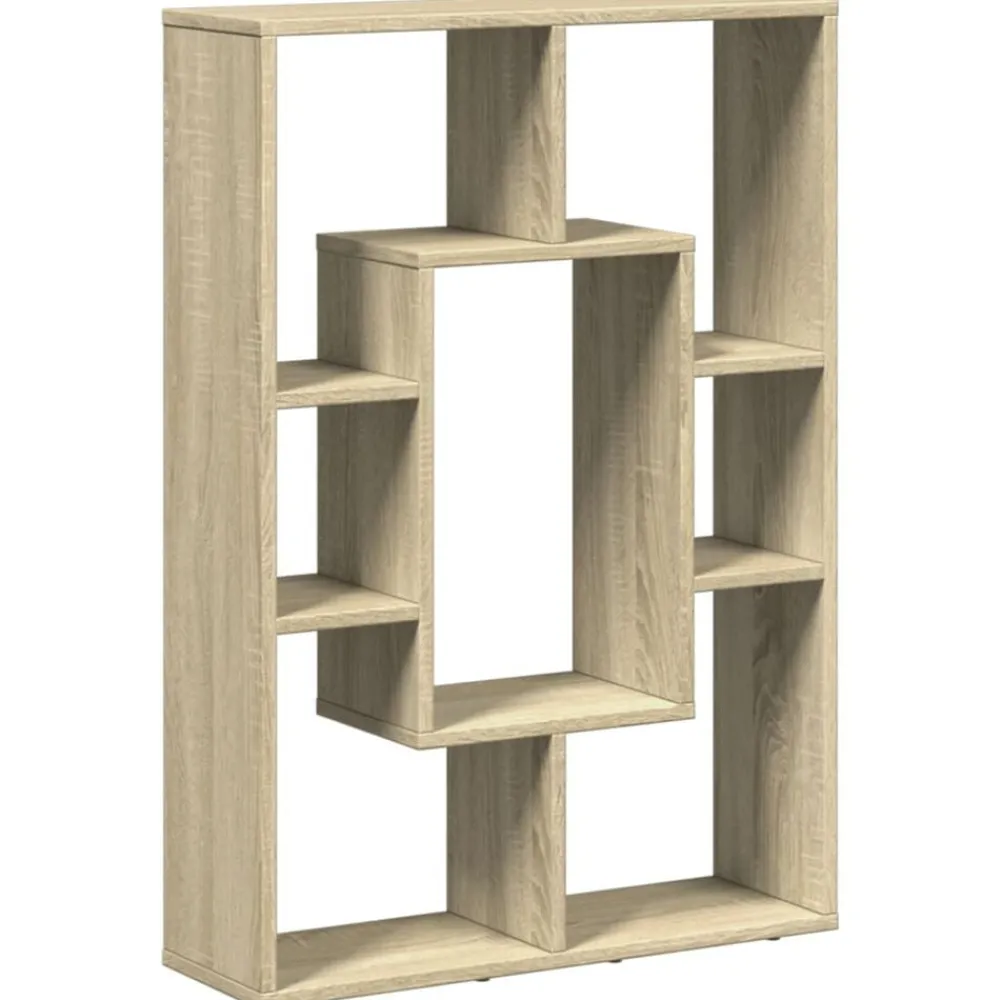 vidaXL Bibliothèque chêne sonoma 63x20x90 cm bois d'ingénierie
