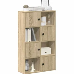 Étagères-vidaXL Bibliothèque chêne sonoma 60x24x101,5 cm bois d'ingénierie Ch&ecirc;ne sonoma