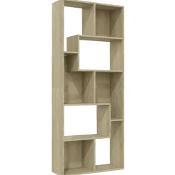 Étagères-vidaXL Bibliothèque Chêne sonoma 67x24x161 cm Bois d'ingénierie Ch&ecirc;ne sonoma