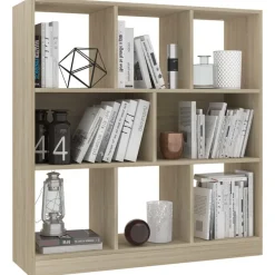 Étagères-vidaXL Bibliothèque Chêne sonoma 97,5x29,5x100 cm Bois d'ingénierie Chêne sonoma