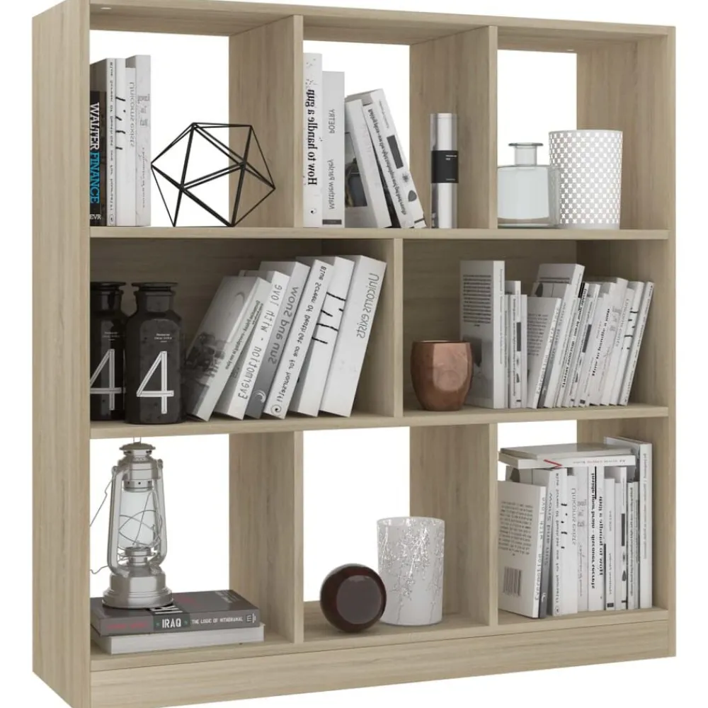 Étagères-vidaXL Bibliothèque Chêne sonoma 97,5x29,5x100 cm Bois d'ingénierie Chêne sonoma