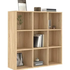 vidaXL Bibliothèque chêne sonoma 98x29x97,5 cm bois d'ingénierie