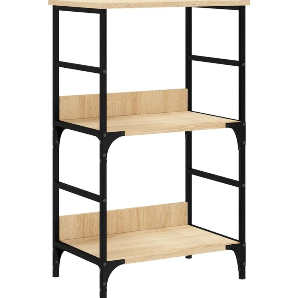 vidaXL Bibliothèque chêne sonoma 50x33x82 cm bois d'ingénierie