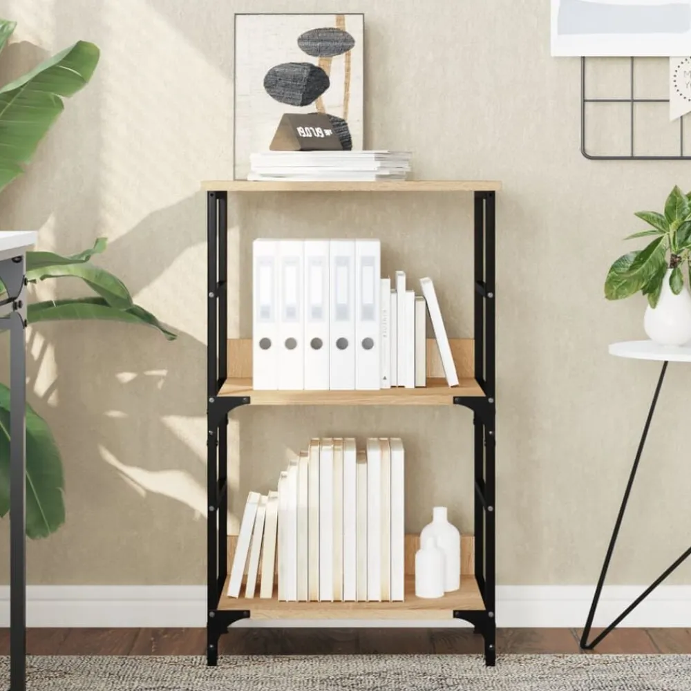vidaXL Bibliothèque chêne sonoma 50x33x82 cm bois d'ingénierie