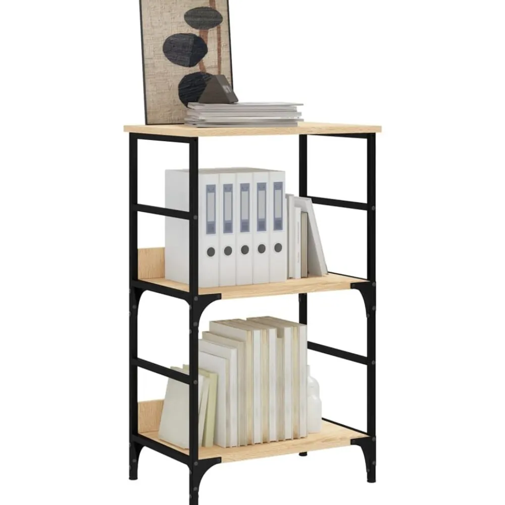 vidaXL Bibliothèque chêne sonoma 50x33x82 cm bois d'ingénierie