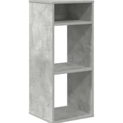 Étagères-vidaXL Bibliothèque 34x31x80 cm bois d’ingénierie Gris béton