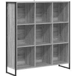Étagères-vidaXL Bibliothèque Gris Sonoma 99,5 x 30 x 108,5 cm Bois d'ingénierie Sonoma gris
