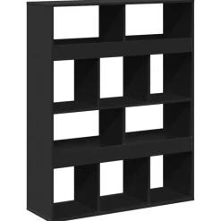Étagères-vidaXL Bibliothèque 100x33x125,5 cm bois d'ingénierie Noir