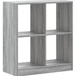 Étagères-vidaXL Bibliothèque 68,5x32x75 cm bois d'ingénierie Sonoma gris